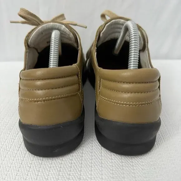 Footprints by Birkenstock Shoes Womens Size 8 Narrow Brown Leather Portugal 39